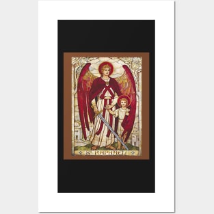 St Raphael Rafael Angel Catholic Saint Archangel Posters and Art